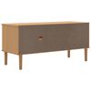 vidaXL TV-Schrank SENJA Rattan-Optik Braun 106x40x49 cm Kiefernholz