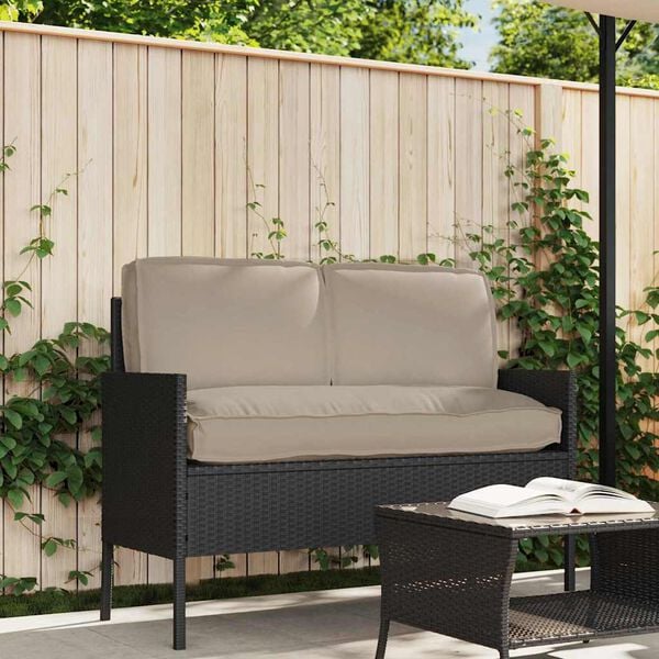 vidaXL Kissenset 3 pcs Taupe Oxford-Stoff