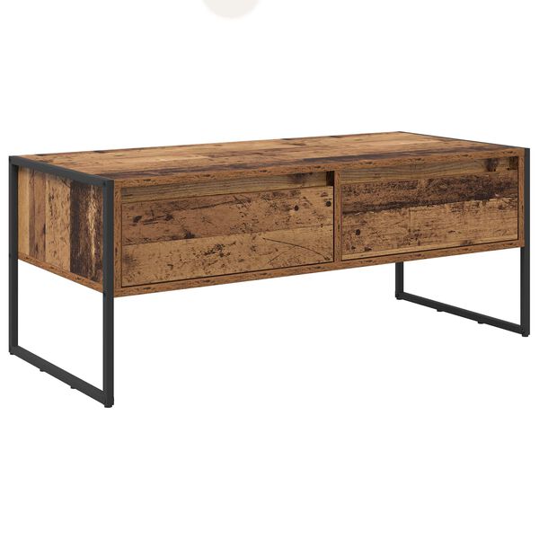 vidaXL Couchtisch Altholz 100 x 46 x 40 cm Holzwerkstoff