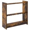 vidaXL Billardqueue-St&auml;nder Holzwerkstoff 60 x 20 x 57 cm R&auml;uchereiche