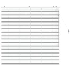 vidaXL Venezianische Jalousie Wei&szlig; 130 x 130 cm 35 mm