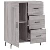 vidaXL Sideboard Grau Sonoma 69,5x34x90 cm Holzwerkstoff