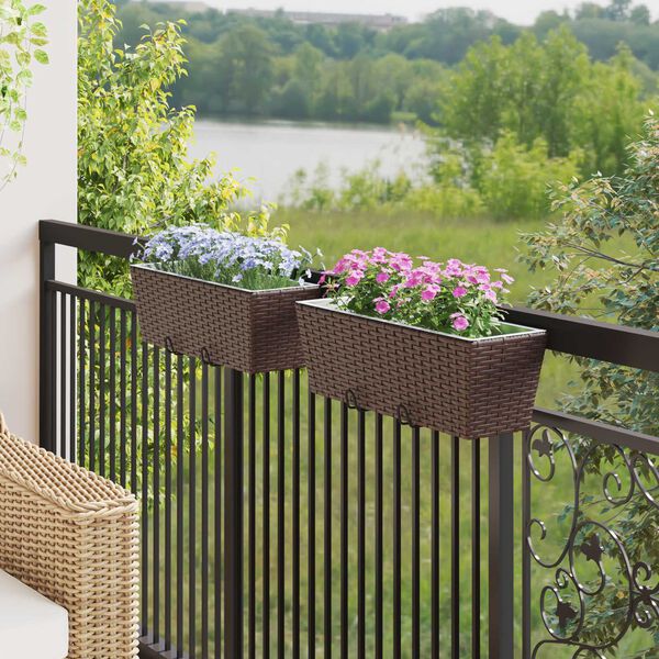 vidaXL Balkon Metall