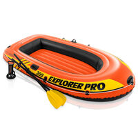 Intex Explorer Pro 300 Set Aufblasbares Boot mit Ruder und Pumpe 58358NP
