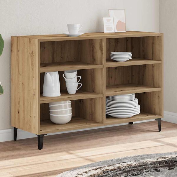 vidaXL Sideboard Artisan-Eiche 103,5x35x70 cm Holzwerkstoff
