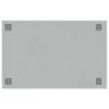 vidaXL Magnettafel Wandmontage Wei&szlig; 60x40 cm Hartglas
