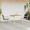 vidaXL Garten Essgruppe 3 pcs Braun Massivholz Teak