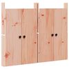 vidaXL K&uuml;chent&uuml;r MEPPEL 2 pcs Braun 50 x 9 x 82 cm