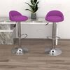 vidaXL Barhocker 2 Stk. Lila Kunstleder