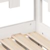 vidaXL Tagesbett Ausziehbar mit Schubladen ohne Matratze Weiß 90x200cm