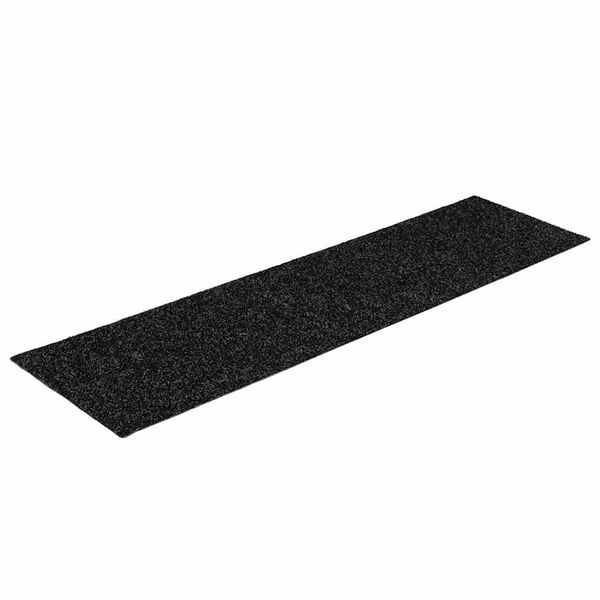vidaXL Stufenmatten Selbstklebend 30 Stk. 76x20 cm Schwarz Rechteckig