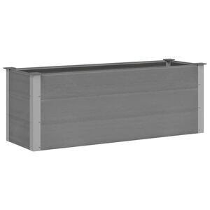 vidaXL Garten-Hochbeet WPC 150 x 50 x 54 cm Grau