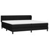 vidaXL Boxspringbett mit Matratze Schwarz 200x200 cm Stoff