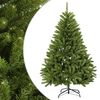 vidaXL K&uuml;nstlicher klappbarer Weihnachtsbaum 120 cm PVC Hellgr&uuml;n