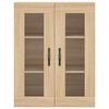 vidaXL Highboard Sonoma-Eiche 69,5x34x180 cm Holzwerkstoff