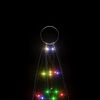 vidaXL LED-Weihnachtsbaum 200 LEDs Mehrfarbig 180 cm