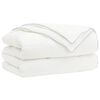 vidaXL Bettdecke TRIER 135x220cm 4 Jahreszeiten 140+220GSM Wei&szlig;