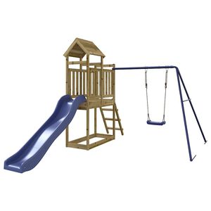 vidaXL Spielturm Impr&auml;gniertes Kiefernholz