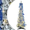 vidaXL K&uuml;nstlicher Weihnachtsbaum Wei&szlig; 120 cm PVC