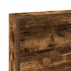 vidaXL Aufbewahrungskopfteil Ger&auml;ucherte Eiche 160 cm Holzwerkstoff