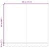 vidaXL Einziehbare Markise Rot und Wei&szlig; 300 x 250 cm