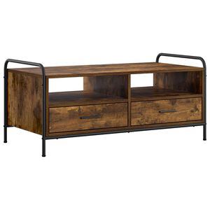 vidaXL Couchtisch R&auml;uchereiche 99,5 x 49 x 46 cm Holzwerkstoff
