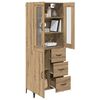 vidaXL Highboard Artisan-Eiche 69,5 x 34 x 180 cm Holzwerkstoff