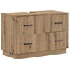 vidaXL Waschbeckenschrank HOORN Artisan-Eiche 82 x 41 x 56 cm