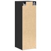 vidaXL Wand-TV-Schrank 2 pcs Schwarz Eichen-Optik 30,5 x 30 x 90 cm