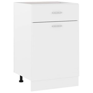 vidaXL Schubunterschrank Lyon Wei&szlig; 50x46x81,5 cm Holzwerkstoff