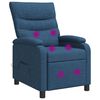 vidaXL Massage Relaxsessel Blau Stoff