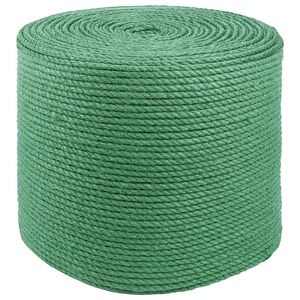 vidaXL Juteseil Gr&uuml;n 100% Tossa Jute