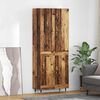 vidaXL Highboard Wandmontiert Altholz 69,5 x 34 x 180 cm Holzwerkstoff