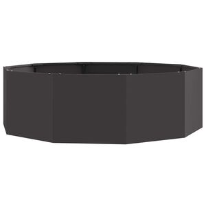 vidaXL Pflanzk&uuml;bel Schwarz 120 x 120 x 35 cm Stahl