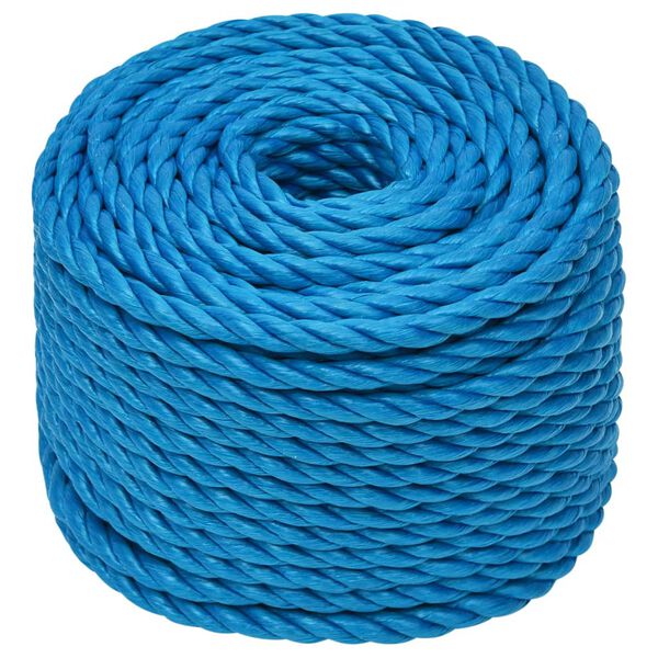 vidaXL Arbeitsseil Blau 16 mm 50 m Polypropylen