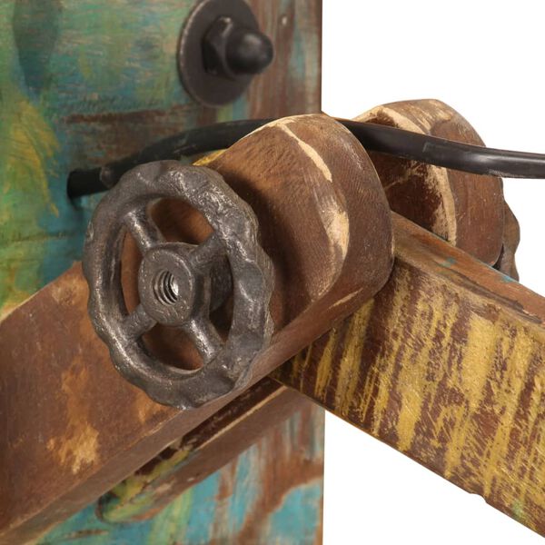 vidaXL Wandleuchte Industrie-Stil Mehrfarbig Rund E27