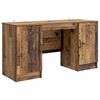 vidaXL Schreibtisch mit Regal Altholz 142,5 x 50 x 75 cm Holzwerkstoff