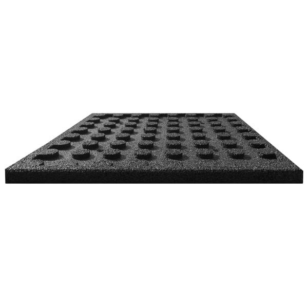 vidaXL Fallschutzfliesen 24 Stk. Gummi 50 x 50 x 3 cm Schwarz