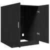 vidaXL Waschmaschinenschrank Schwarz 71x71,5x91,5 cm