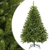 vidaXL K&uuml;nstlicher klappbarer Weihnachtsbaum 180 cm PVC Hellgr&uuml;n