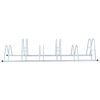 vidaXL Fahrradständer für 6 Fahrräder Freistehend Verzinkter Stahl