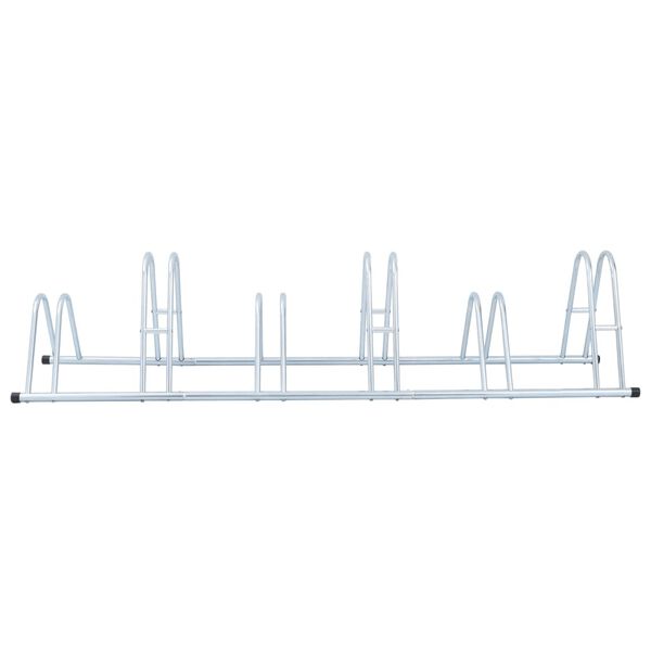 vidaXL Fahrradständer für 6 Fahrräder Freistehend Verzinkter Stahl