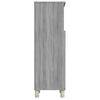vidaXL Badschrank Grau Sonoma 30x30x95 cm Holzwerkstoff