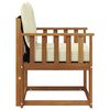 vidaXL Outdoor-Sofagarnitur Massives Akazienholz und Textilene