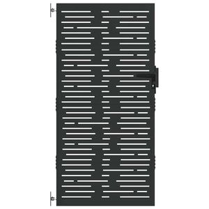 vidaXL Gartentor 85x200 cm Cortenstahl Quadratisches Design