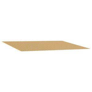 vidaXL Markisenersatzstoff Orange und Schwarz 250 x 200 cm Polyester