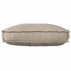 vidaXL Kissen Taupe 70 x 40 x 12 cm Oxford-Stoff