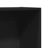 vidaXL Bücherregal/TV-Schrank Schwarz 36x30x114 cm Holzwerkstoff
