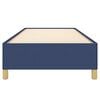 vidaXL Bettgestell ohne Matratze Blau 90x200 cm Stoff