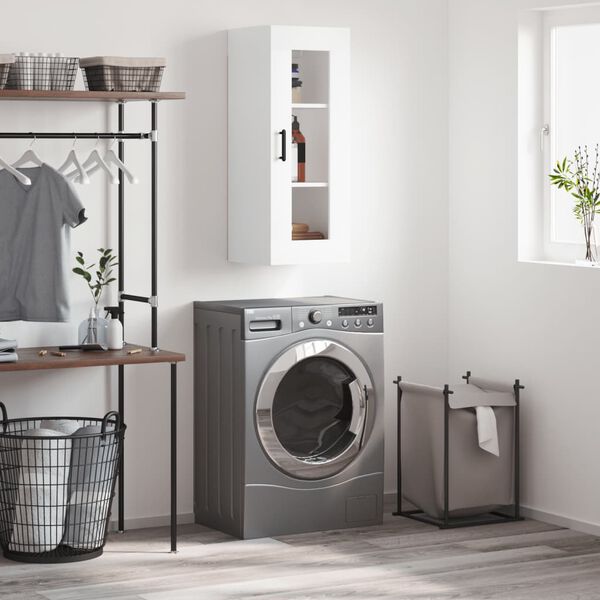 vidaXL Wandschrank Wei&szlig; 34,5x34x90 cm